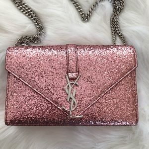 ysl glitter bag